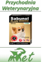 Sabunol PLUS - obroża przeciw pchłom dla psa - na 5 miesięcy - brązowa 35cm