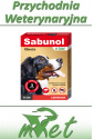 Sabunol - obroża przeciw pchłom i kleszczą dla psa - na 3 miesiące - czerwona 50cm