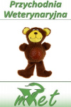 Recofun Fluffy Teddy - przytulanka dla zwierzaka - miś z brzuszkiem jeżyk